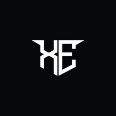 Fototapeta premium Modern Construction Logo with Symmetrical Design