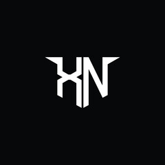 Modern Construction Logo with Symmetrical Design