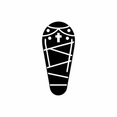 creative details Mummy Icon Vector Illustration