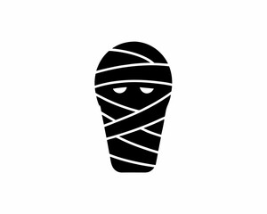creative details Mummy Icon Vector Illustration