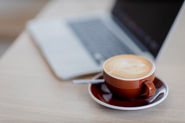 Coffee has a fresh morning.