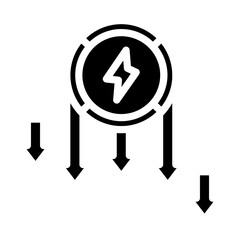 Energy Consumption Icon Style