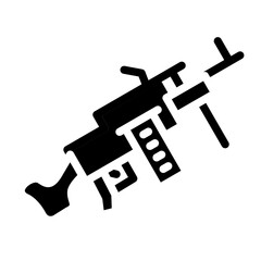 Machine Gun Icon Style