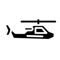 Army Helicopter Icon Style