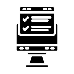 Website Checklist Icon Style