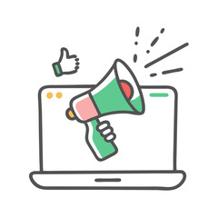 digital campaign icon, digital campaign vector illustration-simple illustration of digital campaign, perfect for digital campaign logos and icons