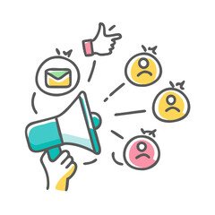 digital campaign icon, digital campaign vector illustration-simple illustration of digital campaign, perfect for digital campaign logos and icons