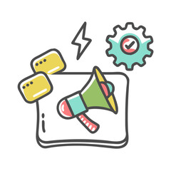 digital marketing icon, digital marketing vector illustration-simple illustration of digital marketing, perfect for digital marketing logos and icons