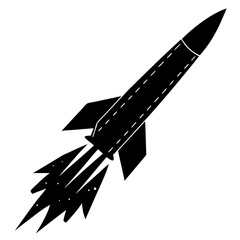 Rocket launch silhouette © Rani
