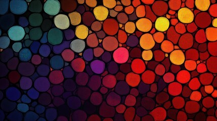 Abstract colorful pebble pattern background.