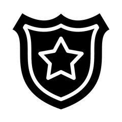 Police Badge Icon Style
