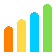 Signal Strength Flat Flat Icon