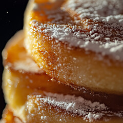 Fototapeta premium close up of a slice of bread