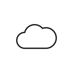 Fototapeta premium cloud icon editable outline stroke vector eps