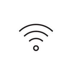 wifi icon editable outline stroke vector eps