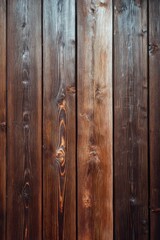 Obraz premium Wooden wall background, made of natural pine wood planks