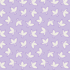 Botanical Bloom seamless vector pattern.