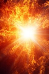 Radiant sunflowers extend towards the bright sun, transforming the field into a sea of vibrant color. From ground level, the view captures nature's magnificence on a sunny summer day