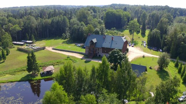 ariel Spring&scaron;ļu mill, Springslu Dzirnavas, Cēsis