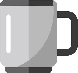 vector illustration of a modern electric kettle