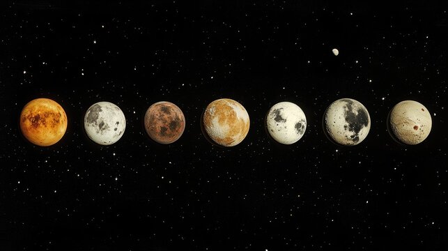 Exploration of the solar system showcasing planets, moons, and stars in a vast cosmic expanse during a breathtaking celestial event