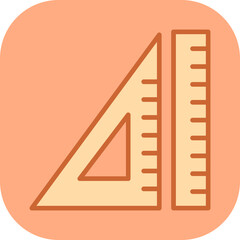 Set Square Vector Icon