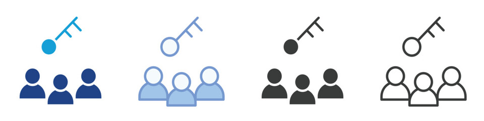 Key Icons Collection – Multiple Vector Styles Icons