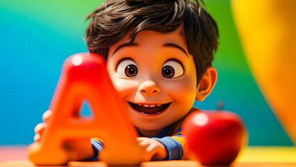 Alphabet for Kids – A-Z Letter Illustrations