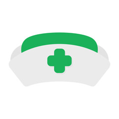 Nurse Cap Flat Icon