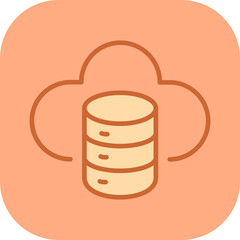 Cloud Storage Vector Icon