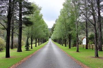 A wildlife corridor cutting through a forestry reserve