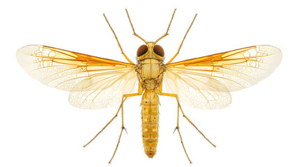 Golden Moth with Closeup, and Insect.