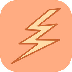 Lightning bolt Vector Icon