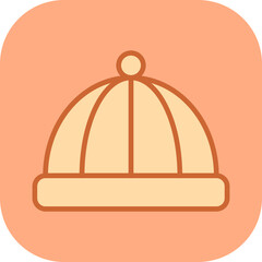 Fototapeta premium Beanie hat Vector Icon