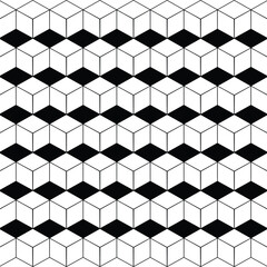 Stylish hexagonal line pattern background