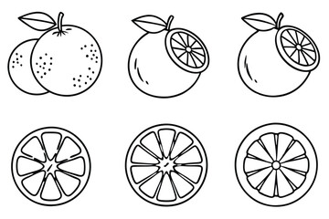 orange line art creative artistic drawing modern style