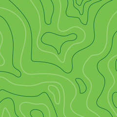 Green Topographic Map Background Pattern Abstract Contour Line
