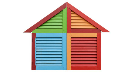 Isolated Colorful Playhouse