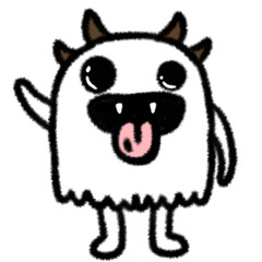 funny cartoon monster cute 