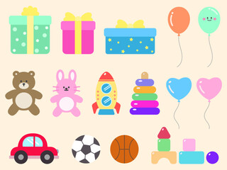 다양한 장난감들