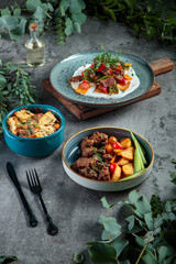 fresh and delicious hot with a side dish