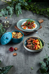 fresh and delicious hot with a side dish