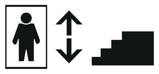   close-up vector icon elevator