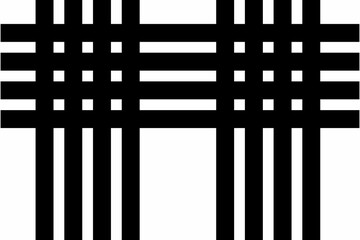 metal grid background black and white seamless pattern, 
