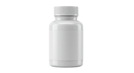 Isolated Pill Bottle