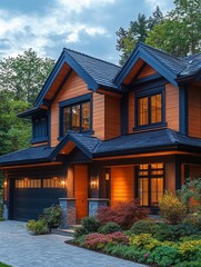 Photo of a modern house