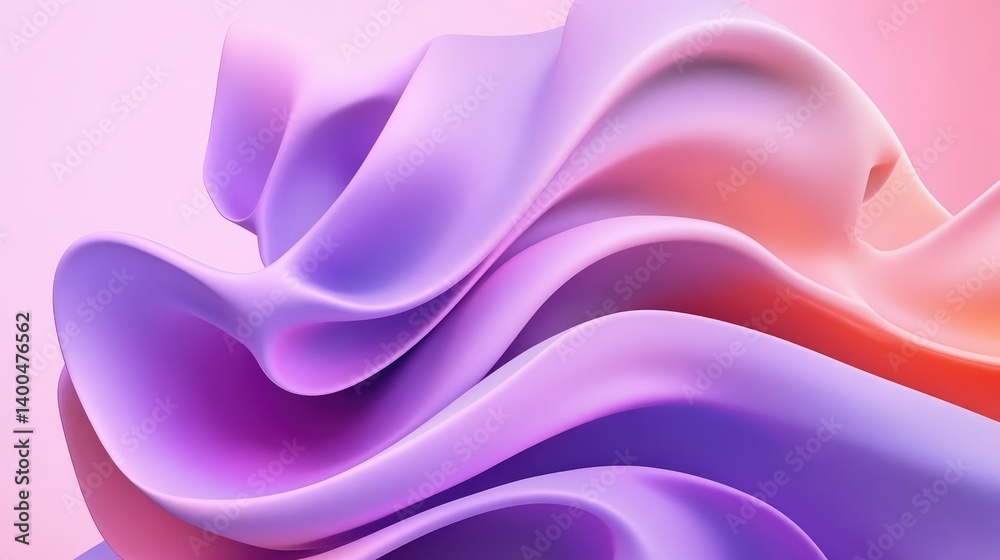 Poster gradient background in vibrant pink and purple tones with a smooth blur effect, creating elegant abs