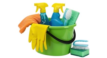 Isolated Cleaning Items