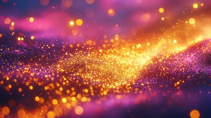 Colorful bokeh lights background