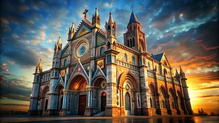 Fototapeta premium Gothic Church of Saint Mary, Pisa: Architectural Detail, Italy